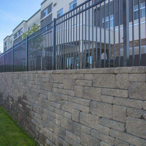 retaining wall_courtyard by marriot schenectady at mohawk harbor_240 harborside dr, schenectady_2